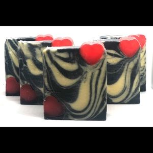 Handcrafted Valentine’s Day Cold Process soap